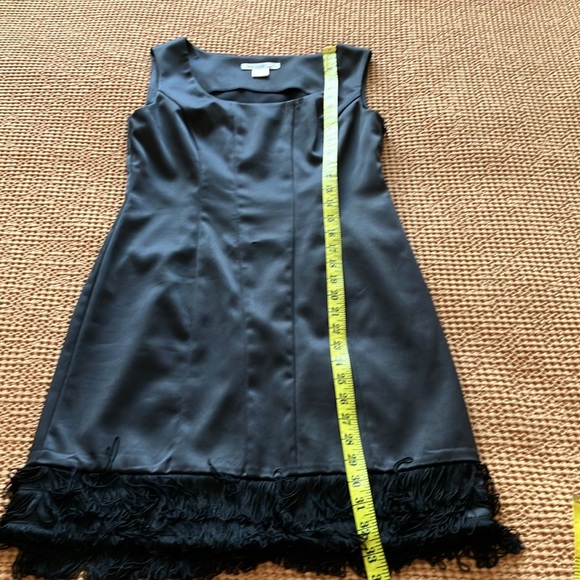 Fabulous LBD with rows of fringe detail at bottom of dress. - Picture 12 of 13